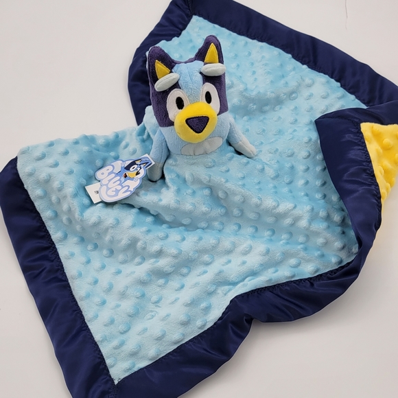 Lovey Bluey Plush Security Blanket, double minky 22 x 21. - Picture 5 of 9